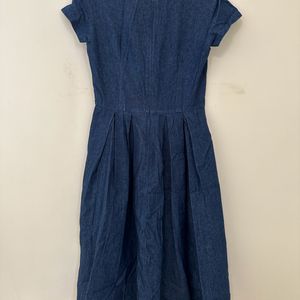 Fit and Flare Denim Dress