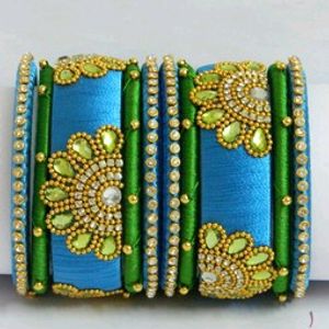 Double Colour Thread Bangles