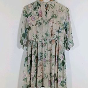 Flair Floral Dress