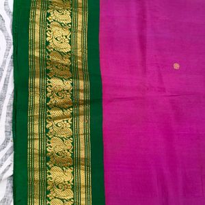 pure Kanchi pattu saree