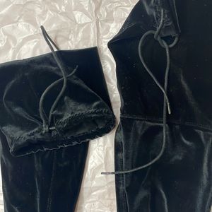 Knee Rise Boots Velvet