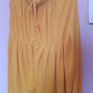 Readymade Yellow Patiyala With Pocket