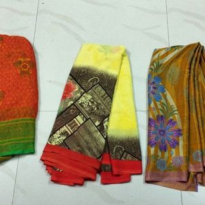 Combo Of 3 Sarees