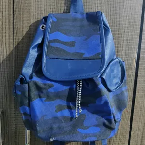 Bag pack Blue Printed