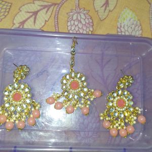 Necklace Set With Mangtika