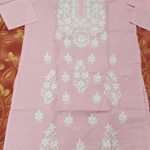 Cotton Chikankari Kurti