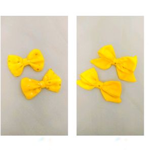 Beautiful Heir Clip  Bow ( Pack Of 2)