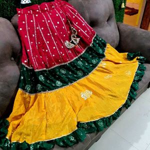 Beautiful multi colour lehenga