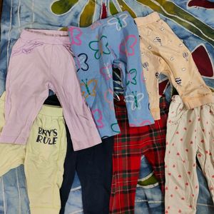 Combo Of 7 Pyjamas (H&m, Marks & Spencers)