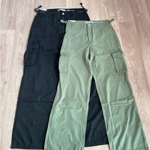 Bershka Adjustable Belt Cargo Pant