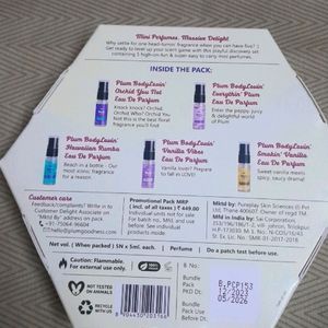 Plum Perfume Discovery Set (New)