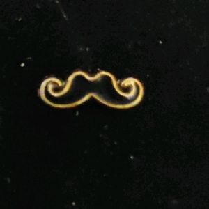 Quirky Duo Studs: Moustache & Lips