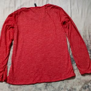 Red Full Sleeve Top