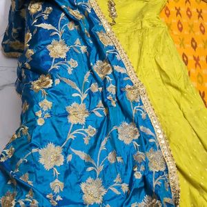 Ethic gown With Dupatta