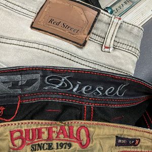 Multi-brand 5 Jeans Like Diesel Red Street Buffalo