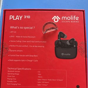 Molife Play 310 True Wireless Earphones