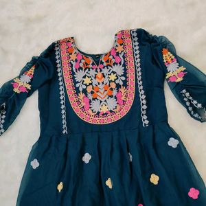 Ethnic Co-ord Set With Lining