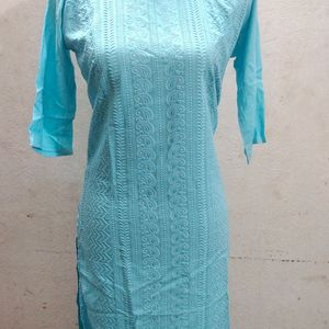 Blue Colour Kurti