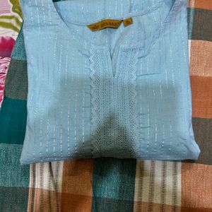 Avaasa Sky Blue Colour Kurta Size XL