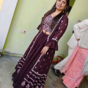 Lehnga Blouse With Shrug