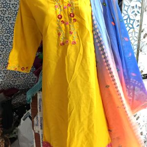 Festive Wear Kurta Duppatta Set