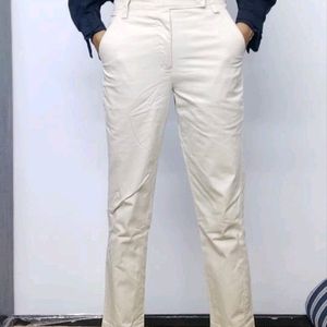 Beige Formal Trouser