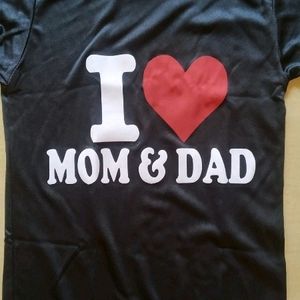 Kids Mom Dad Tshirt