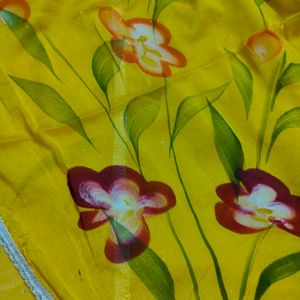 Hand-painted Dress Material