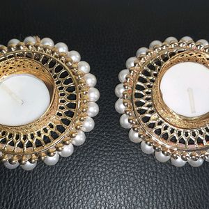 Pearl Tea Light Holder