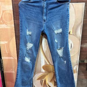 High Waist Denim Jeans For Womens