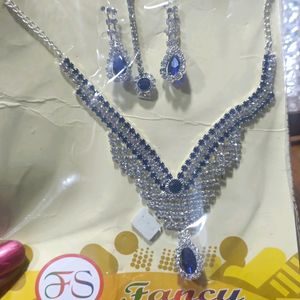 Stone Royal Blue Jewel Set