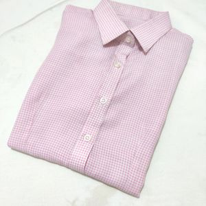 Pink Gingham check shirt