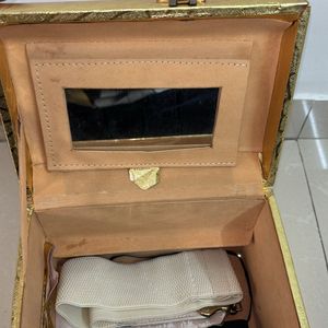 Golden Storage Box/Vanity