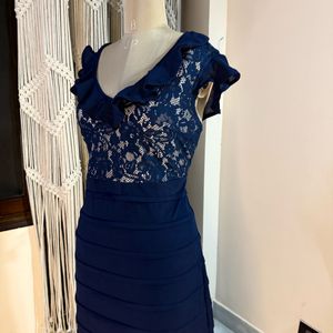 Navy Blue Dress (bust : 38-44)