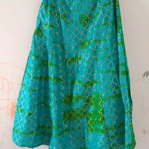 New Ethnic Gown With Skirt