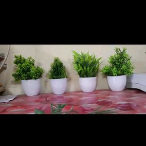 4pc Set Of Artificial Plant