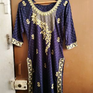 Blue Kurta