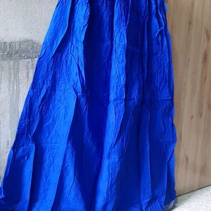 Blue Long Skirt