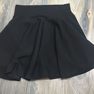 Black Flared Skirt