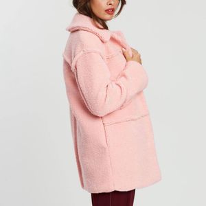 PINK TEDDY COAT