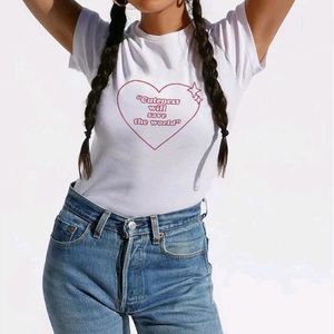 Pinteresty Heart Print Tee