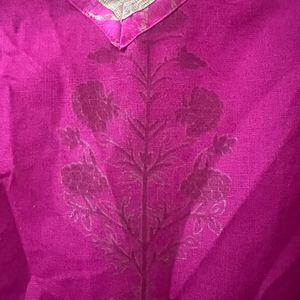 Pink Kurtha Ethnic Wear