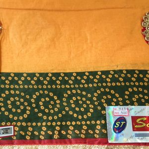 Printed Red Sarees