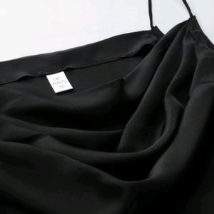 A-line Black Dress