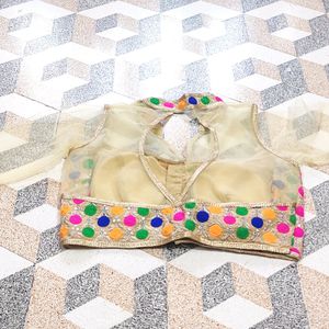 Embroidery Work Blouse Multicolour