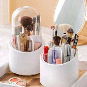 Rotating Makeup Brush Organizer