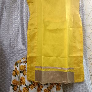 Yellow Ethnic Skirt (Kurta Free)