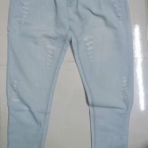 Sky Or Skylash Colour Jeans