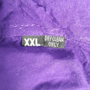 Xxl Purple Casual Top (Women's)