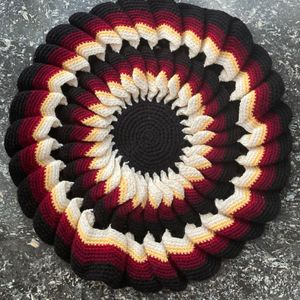 Crochet cushion cover